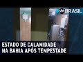 Bahia decreta estado de calamidade em 24 municípios após tempestade | SBT Brasil (10/12/21)