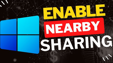 Delen in de buurt inschakelen in Windows 11