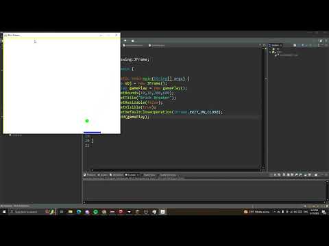 Unfinished Brick Breaker Java Game