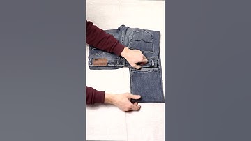 How to fold jeans! #shorts