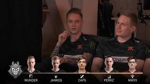 FNC Rekkles on G2 Caps leaving FNC (from 2018)