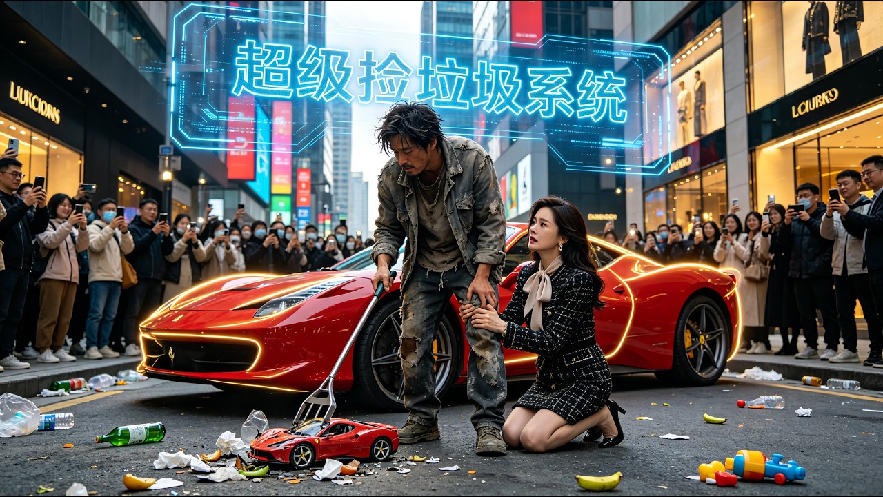 Nhặt đồ chơi xe được Ferrari! Chàng trai có hệ thống nhặt rác, giàu, vả mặt bạn gái cũ!