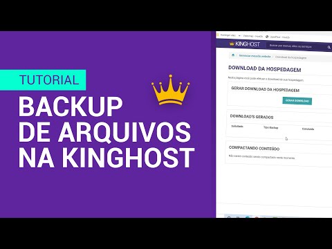 Como fazer  backups da Hospedagem de Sites na KingHost | KingHost e @Host2b