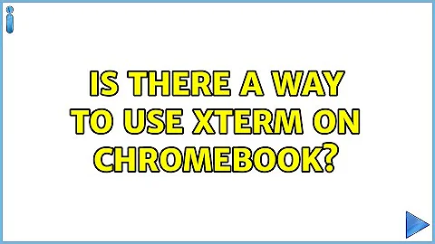 Is there a way to use xterm on chromebook? (4 Solutions!!)