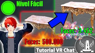 VRCHAT - OTIMIZAR OBJETOS NO BLENDER !!