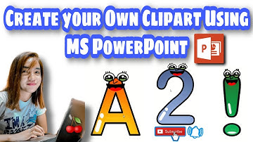 Create your Own Clipart Using MS POWERPOINT | Part 2 | Teacher Cherry