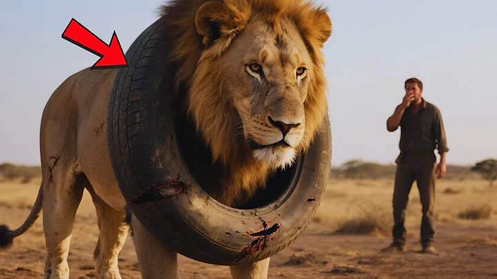 A Man Discovers a Lion Trapped in a Tire for 2 Years — Then Their Incredible Story Begins!