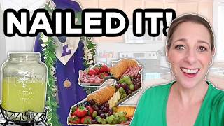 Graduation Party Prep | Easy Food, Lemonade Bar & Decorations