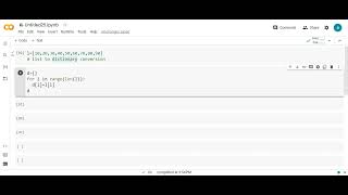 list to dictionary conversion Using Python program