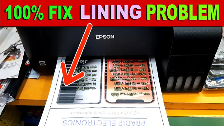 100% FIX Printer Line Print Problem / Epson L3150 Printer Head Cleaning / Skiping Line When Print