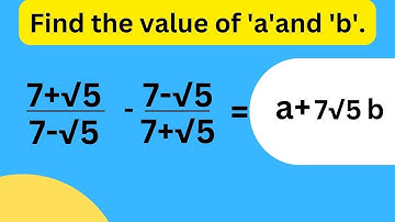 rationalise the denominator find 