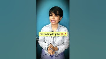 Non coding jobs for engineers #shorts #shortsvideo #IT #ITjobs #jobs #noncoding #rj