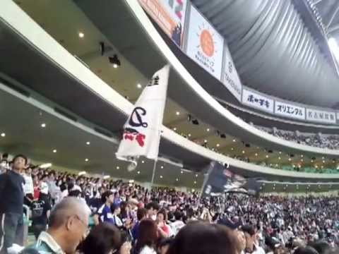 2013年3月31日 中日XDeNA 試合終了→燃えよﾄﾞﾗｺﾞﾝｽﾞ