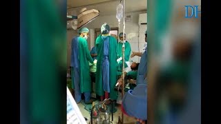 The incident took place at umaid hospital in jodhpur, rajasthan, as
pregnant woman lay on operation table for an emergency c-section, two
doctors...