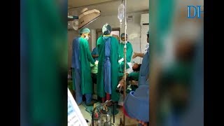 The incident took place at umaid hospital in jodhpur, rajasthan, as
pregnant woman lay on operation table for an emergency c-section, two
doctors...