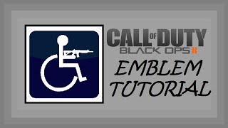 Black Ops 2 Emblem Tutorial - Disabled Badge #7