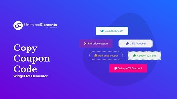 Copy Coupon Code Widget for Elementor