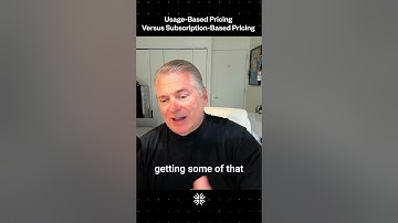 Usage-Based Pricing Versus Subscription-Based Pricing  | #finops #podcast #saas #fintech