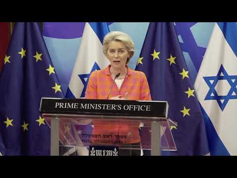 President von der Leyen in Israel - Press statements with Naftali Bennett