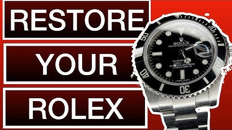 Polishing Rolex Submariner at home to remove scratches