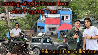 Lenzing Weekly Home and Property Tour || Bike and Cars Collections || Richest YouTuber of Arunachal