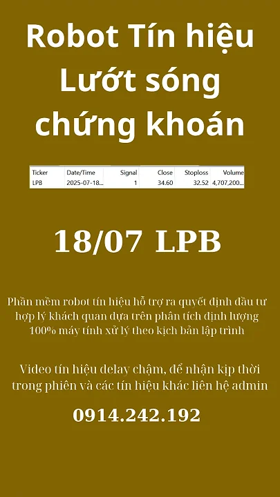 Robot tín hiệu lướt sóng chứng khoán - Điểm mua cổ phiếu theo robot tín hiệu ngắn hạn T+