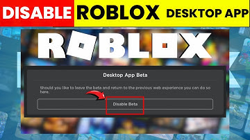 How to Disable Roblox desktop app - Step By Step Guide