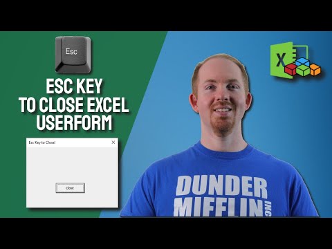 Close Excel Userform