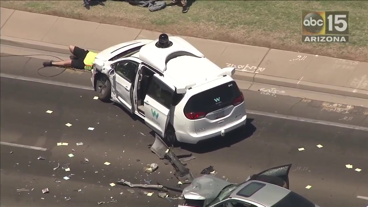 Self-driving car crash in Arizona: Waymo car involved in Chandler crash