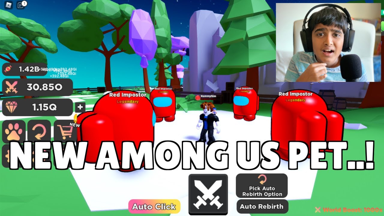 NEW *AMONG US PET* on ROBLOX PET BATTLE SIMULATOR..! 🤯 🤯 YouTube