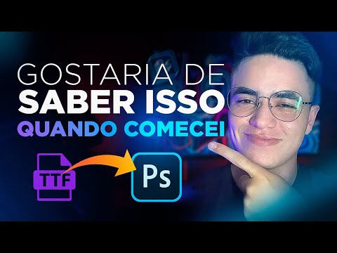 Vídeo: Como adiciono fontes ao photoshop cs5 mac?