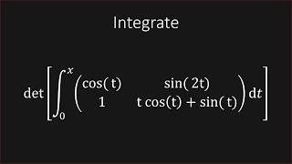 Integrate A Matrix