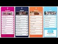 Colorful Ice Cream Menu