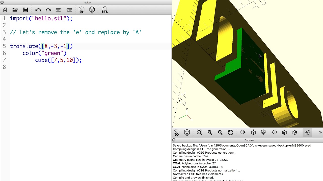 openscad files openscad files