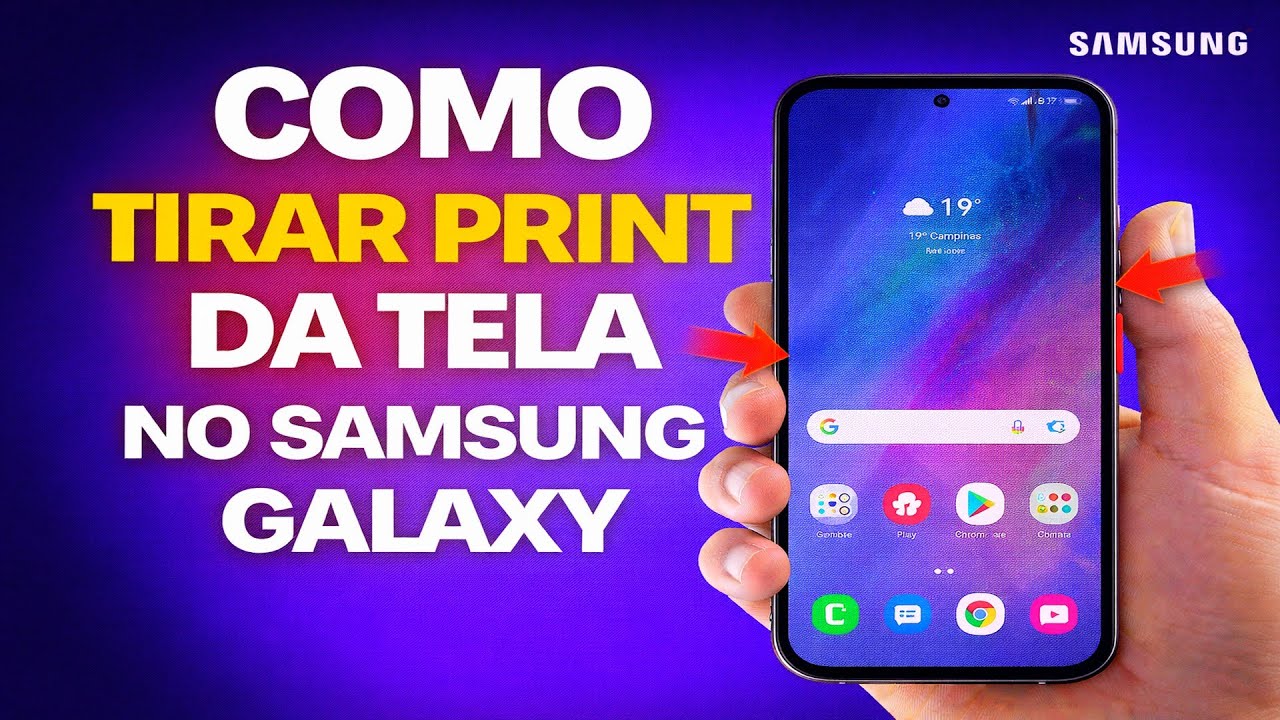 COMO CAPTURAR A TELA NO SAMSUNG GALAXY - YouTube