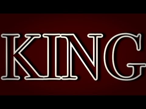 KING‐kanaria/文字pv作ってみた。