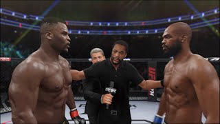 Francis Ngannou vs. Jon Jones - EA Sports UFC 4 - Crazy UFC 👊🤪