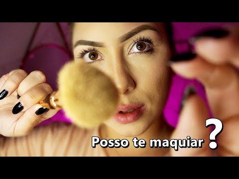 ASMR: MAQUIANDO E SUSSURRANDO NO SEU OUVIDO até DORMIR!