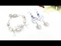 How-To Jewelry: Snowy Bracelet and Earring Set