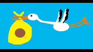 Kuinka Piirtää Haikara, Joka Lensi Vauvan Kanssa