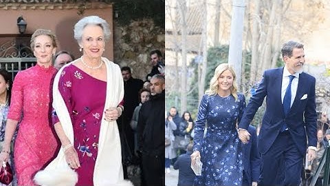 Νικόλαος Ντε Γκρες και Χρυσή Βαρδινογιάννη ο γάμος τους : Οι αφίξεις των καλεσμένων