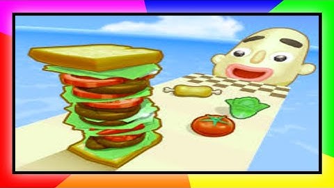 Sandwich 🥪 Runner|  All Levels Android iOS Gameplay Walkthrough 4K 86 #3