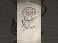 beautiful# drawing# Rose# YouTube #short video