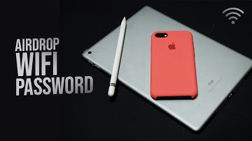 How to Airdrop Wifi Password from iPad to iPhone (tutorial)