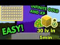 Easy gold xp farm in Minecraft (mcpe/bedrock/java)