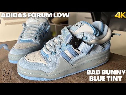 Adidas Forum Buckle Low Bad Bunny Blue Tint On Feet Review