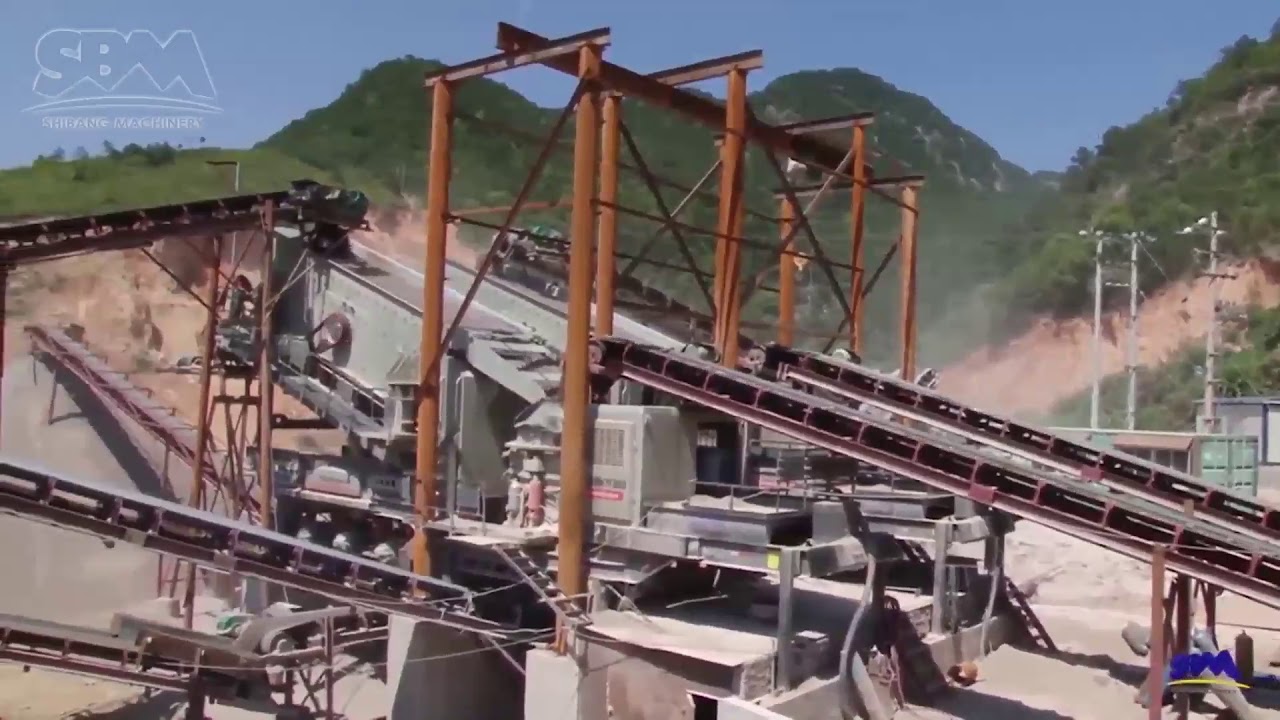 SBM K Series Mobile Crusher Site in Fujian China