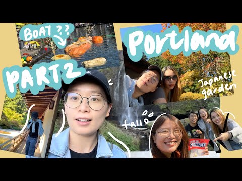 #ENGSUB 粵CANTO vlog | First Time Visiting Portland! | 📍Multnomah Falls, Japanese Garden, Kiriko Made