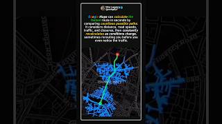 How Google Maps Finds Your Fastest Route in Seconds #shorts