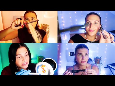 ASMR 1H ROLEPLAY PESTE (cheveux, makeup, nettoyage d'oreilles ...)
